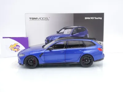 Preview: TSM Model 181029 # BMW M3 G81 Touring Baujahr 2023 " Portimaoblau-metallic " 1:18