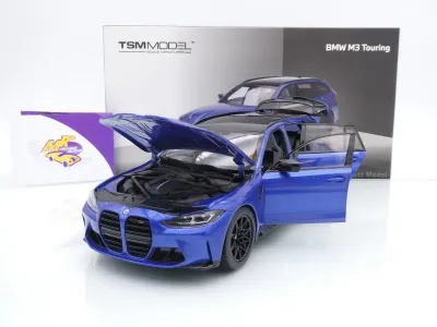 Preview: TSM Model 181029 # BMW M3 G81 Touring Baujahr 2023 " Portimaoblau-metallic " 1:18