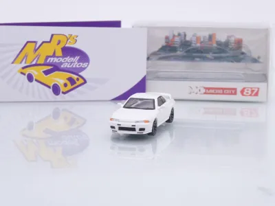 Micro City Herpa 87MC000102 # Nissan Skyline R32 GTR Baujahr 1992 " weiß " 1:87