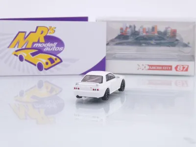 Preview: Micro City Herpa 87MC000102 # Nissan Skyline R32 GTR Baujahr 1992 " weiß " 1:87