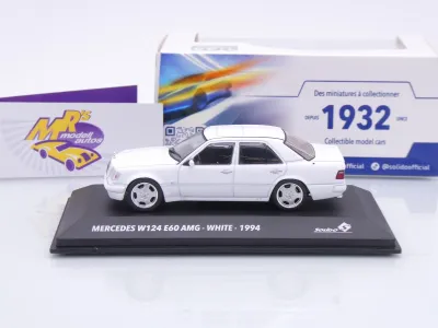 Preview: Solido S4313205 # Mercedes-Benz E60 AMG W124 Baujahr 1994 " weiß " 1:43
