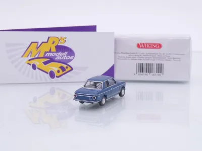Preview: Wiking 0183 10 # BMW 2002 Limousine Baujahr 1966-71 " dunkelgrünblau " 1:87