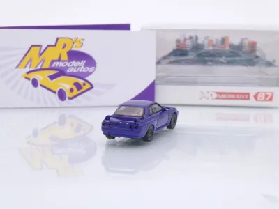 Preview: Micro City Herpa 87MC000101 # Nissan Skyline R32 GTR Baujahr 1992 " dunkelblau " 1:87