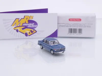 Preview: Wiking 0183 10 # BMW 2002 Limousine Baujahr 1966-71 " dunkelgrünblau " 1:87