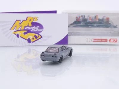 Preview: Micro City Herpa 87MC000094 # Nissan Skyline R32 GTR Baujahr 1992 " hellgrau " 1:87