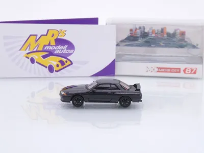 Preview: Micro City Herpa 87MC000091 # Nissan Skyline R32 GTR Baujahr 1992 " schwarz " 1:87