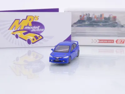 Micro City Herpa 87MC000088 # Honda Civic FD2 Baujahr 2007 " dunkelblau " 1:87