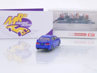 Preview: Micro City Herpa 87MC000088 # Honda Civic FD2 Baujahr 2007 " dunkelblau " 1:87
