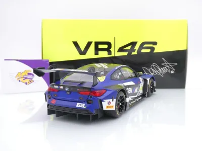 Preview: Minichamps 110252546 # BMW M4 GT3 #46 8h Indianapolis 2025 " Valentino Rossi / WRT " 1:18