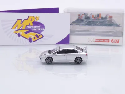Preview: Micro City Herpa 87MC000087 # Honda Civic FD2 Baujahr 2007 " silbermetallic " 1:87
