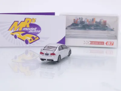 Preview: Micro City Herpa 87MC000087 # Honda Civic FD2 Baujahr 2007 " silbermetallic " 1:87