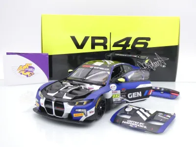 Preview: Minichamps 110252546 # BMW M4 GT3 #46 8h Indianapolis 2025 " Valentino Rossi / WRT " 1:18