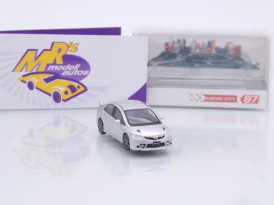 Preview: Micro City Herpa 87MC000087 # Honda Civic FD2 Baujahr 2007 " silbermetallic " 1:87
