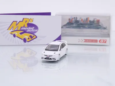 Micro City Herpa 87MC000099 # Honda Civic FD2 Baujahr 2007 " weiß " 1:87