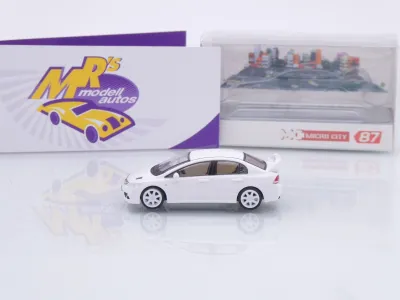 Preview: Micro City Herpa 87MC000099 # Honda Civic FD2 Baujahr 2007 " weiß " 1:87