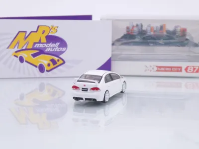 Preview: Micro City Herpa 87MC000099 # Honda Civic FD2 Baujahr 2007 " weiß " 1:87
