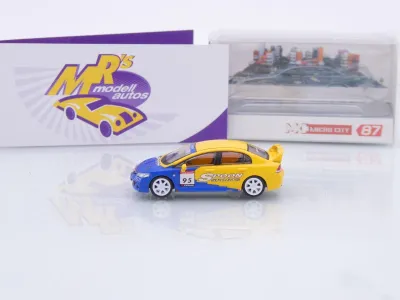 Preview: Micro City Herpa 87MC000090 # Honda Civic FD2 #95 Baujahr 2007 " Spoon Sports " 1:87
