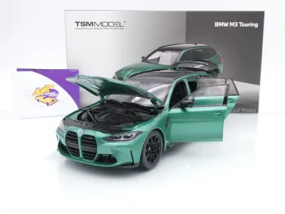 Preview: TSM Model 181030 # BMW M3 G81 Touring Baujahr 2023 " Isle of Man Green " 1:18