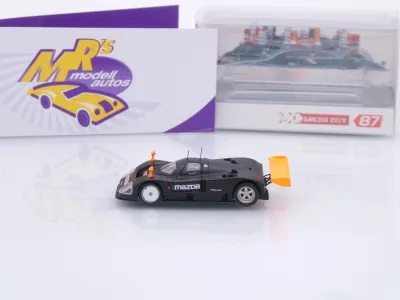 Preview: Micro City Herpa 87MC000096 # Mazda 787B Test Car 1991 " mattschwarz " 1:87