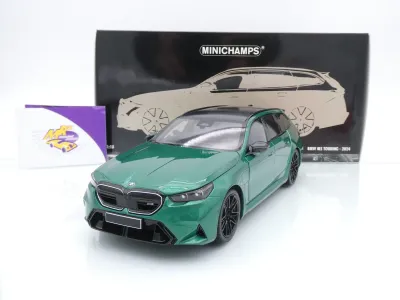 Minichamps 110023902 # BMW M5 Touring Baujahr 2024 " dunkelgrünmetallic " 1:18