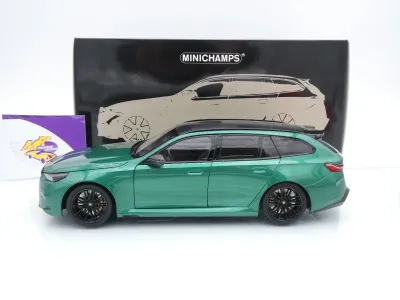 Preview: Minichamps 110023902 # BMW M5 Touring Baujahr 2024 " dunkelgrünmetallic " 1:18