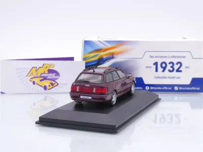 Preview: Solido S4310110 # Audi RS2 Avant by Porsche Baujahr 1995 " Sternrubin " 1:43
