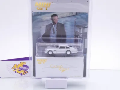 TSM MINI GT MGT00909-007E # Aston Martin DB5 " James Bond  Casino - England Version " 1:64