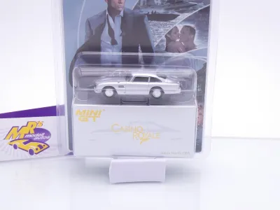 Preview: TSM MINI GT MGT00909-007S # Aston Martin DB5 " James Bond  Casino - Spanien Version " 1:64