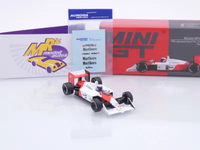 Preview: TSM Mini GT MGT01123-L # McLaren MP4/4 F1 #11 2nd Japan GP 1988 " Alan Prost " 1:64