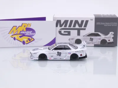 Preview: TSM MINI GT MGT01217-R # Nissan Skyline GTR R32 LBWK " KAIDO WORKS TAS " 1:64
