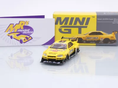 TSM MINI GT MGT01182-R # Nissan Skyline GT-R R34 Liberty Walk " Pennzoil Design " 1:64