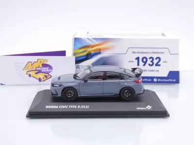Preview: Solido S4314304 # Honda Civic Type R (FL5) Baujahr 2023 " graumetallic " 1:43