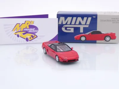 Preview: TSM MINI GT MGT01175-L # Honda NSX Prototyp Sport 1989 LHD rot-schwarz " Ayrton Senna " 1:64