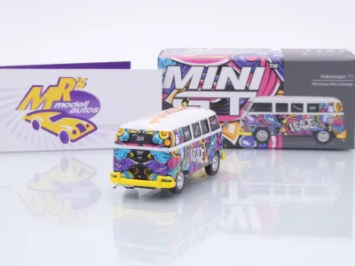 Preview: TSM MINI GT MGT01191-L # Volkswagen VW T1 Bus 1967 " Mizu Design Hippie " 1:64