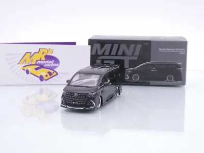 TSM MINI GT MGT01179-L # Toyota Alphard 40 Van 2025 LHD " Black - schwarz " 1:64