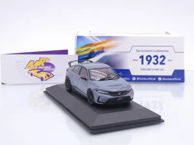 Preview: Solido S4314304 # Honda Civic Type R (FL5) Baujahr 2023 " graumetallic " 1:43