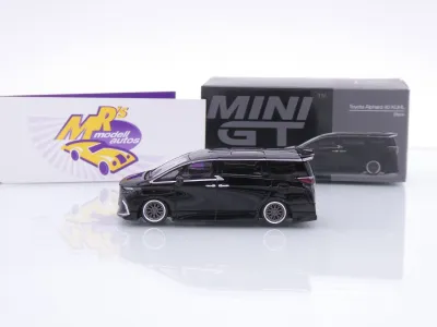 Preview: TSM MINI GT MGT01179-L # Toyota Alphard 40 Van 2025 LHD " Black - schwarz " 1:64