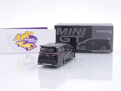 Preview: TSM MINI GT MGT01179-L # Toyota Alphard 40 Van 2025 LHD " Black - schwarz " 1:64