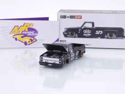 Preview: TSM MINI GT KHMG236 # Chevrolet Silverado Dually schwarz " Kaido House - Hot Rod " 1:64