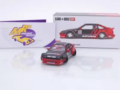 TSM MINI GT KHMG214 # Toyota AE86 Sprinter Trueno " Kaido House - Advan " 1:64