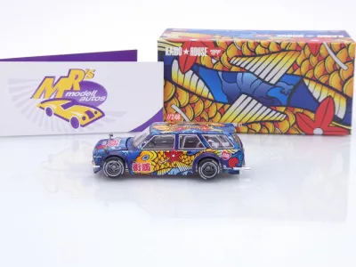 Preview: TSM MINI GT KHMG248 # Nissan Datsun 510 Wagon " Kaido House - KOI Fische " 1:64