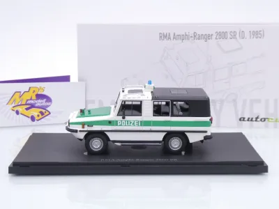 Preview: Autocult 12021-1 # RMA Amphi-Ranger 2800 SR Baujahr 1985 " Polizei " 1:43