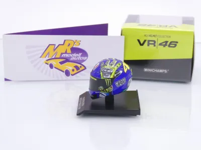 Preview: Minichamps 315090076 # AGV Fahrerhelm MotoGP Mugello 2009 " Valentino Rossi " 1:10
