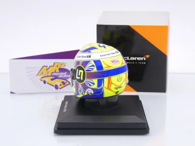 Preview: Spark 5HF025 # Helm Formel 1 Team McLaren F1 " Lando Norris #4 2019 " 1:5