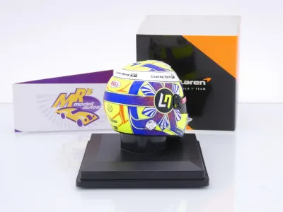 Preview: Spark 5HF025 # Helm Formel 1 Team McLaren F1 " Lando Norris #4 2019 " 1:5