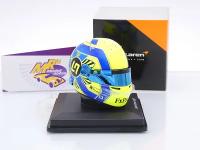 Preview: Spark 5HF075 # Helm Formel 1 Team McLaren F1 " Lando Norris #4 2022 " 1:5