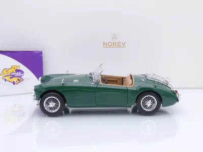 Preview: Norev 182610 # MGA Roadster Baujahr 1955 " British Racing Green " 1:18
