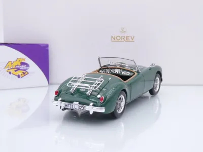 Preview: Norev 182610 # MGA Roadster Baujahr 1955 " British Racing Green " 1:18