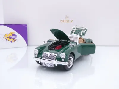 Preview: Norev 182610 # MGA Roadster Baujahr 1955 " British Racing Green " 1:18