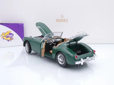 Norev 182610 # MGA Roadster Baujahr 1955 " British Racing Green " 1:18